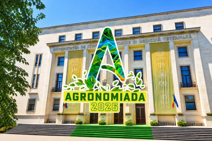 Clădirea Universității de Științe Agricole și Medicină Veterinară, decorată pentru Agronomiada 2026.