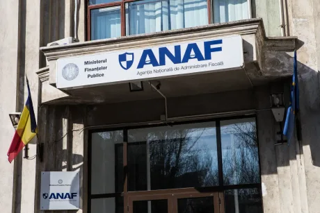 Sediul ANAF, instituție responsabilă de colectarea impozitelor în România.