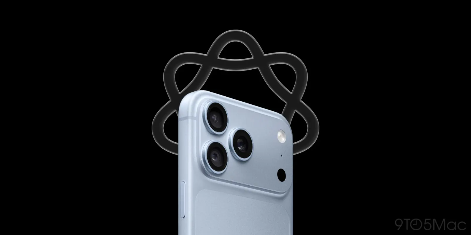 Un iPhone cu trei camere, evidențiind cerințele de stocare pentru Apple Intelligence.