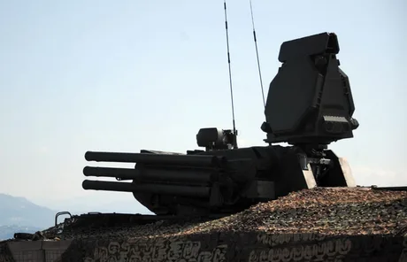 Sistem antiaerian Pantsir-S1 distrus în regiunea Briansk de forțele ucrainene.