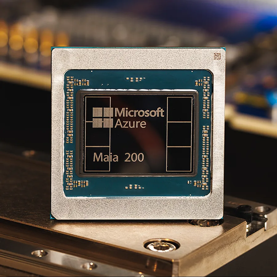 Cipul Maia 200 dezvoltat de Microsoft pentru eficiență în AI.