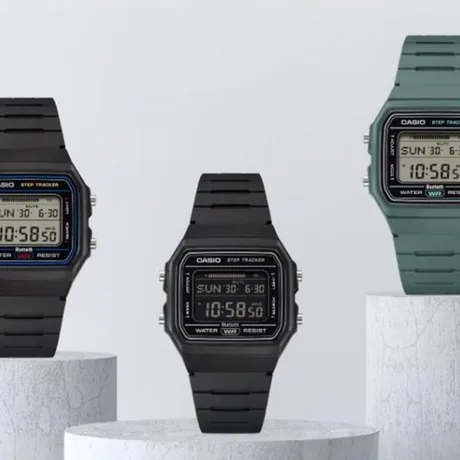Ceasuri Casio F-B100W cu design retro și funcții moderne de fitness