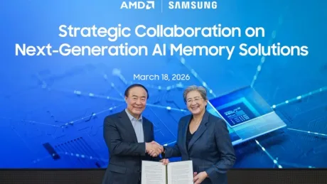 Reprezentanți AMD și Samsung semnează un acord pentru producția de cipuri pe 2 nm.
