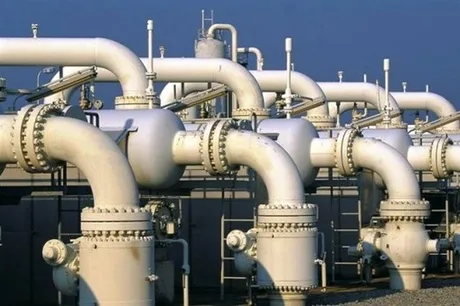 Conducte de gaz care asigură alimentarea Ucrainei din România.