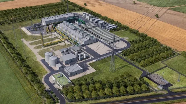 Proiectul de hidrogen verde din Austria, cu uzina de electroliză în construcție.