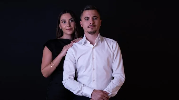Carmen și Alexandru Boangher, fondatorii companiei Lyset, în studio.