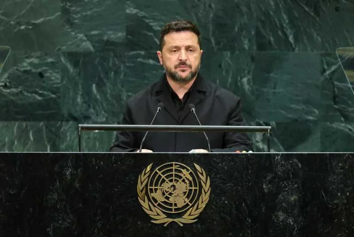 Zelenski vorbește la ONU despre sancțiunile împotriva Rusiei și impactul acestora.