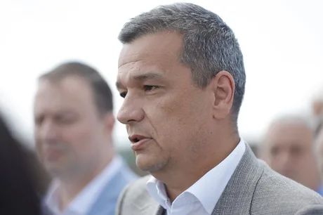 Sorin Grindeanu discutând despre desemnarea lui Adrian Veștea ca premier.