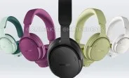 Căști Bose QuietComfort 2nd Gen în șase culori diferite, cu design modern.