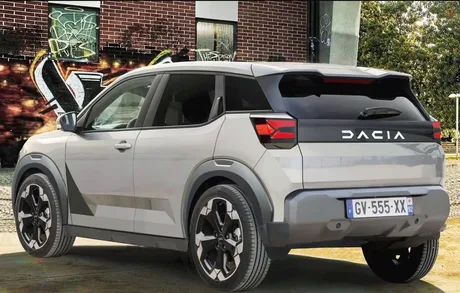 Un model electric urban Dacia Evader cu design modern și robust.