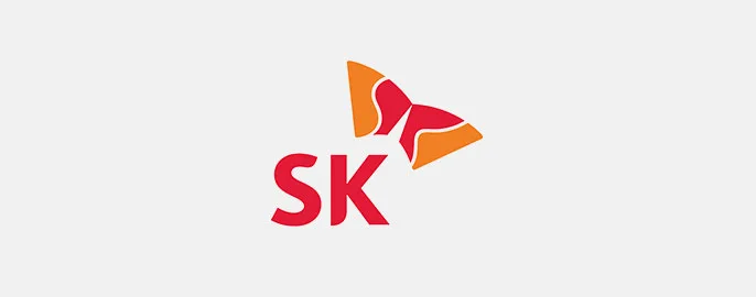 Logo-ul SK Group, simbolizând inovația și tehnologia avansată.