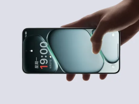 Un smartphone modern cu un design elegant și ecran mare, pregătit pentru performanță.