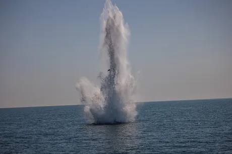Explozie subacvatică în Marea Neagră, semn de activitate militară.