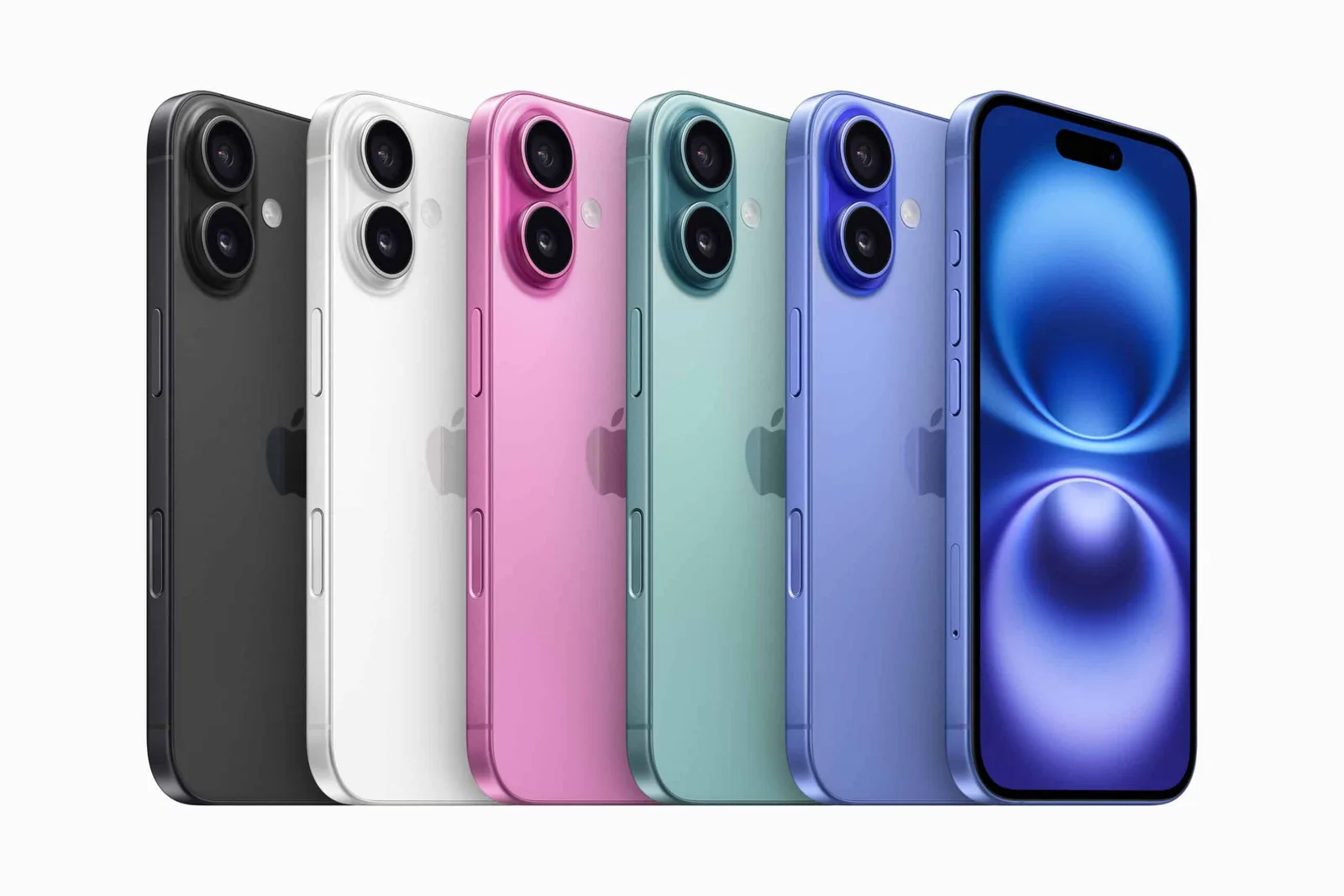 Modele de iPhone 16 disponibile în diverse culori.