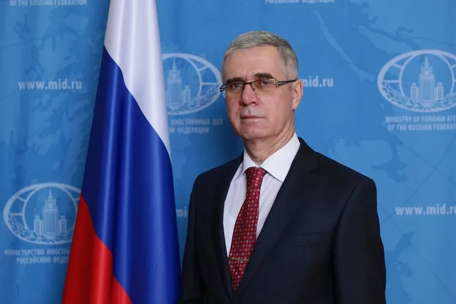 Vladimir Lipaev, ambasadorul Rusiei, la Ministerul Afacerilor Externe.