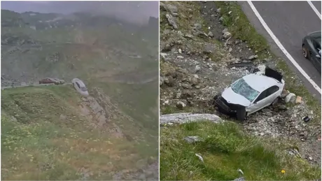 Accidente rutiere grave în România, cu o rată alarmantă a mortalității.