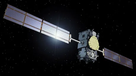 Satelitul Kosmos 2546 în orbită, sursă de bruiaj GPS în Europa.