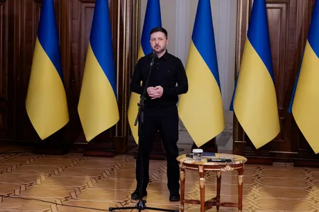 Zelenski vorbește despre apărarea antiaeriană și reconstrucția Ucrainei.