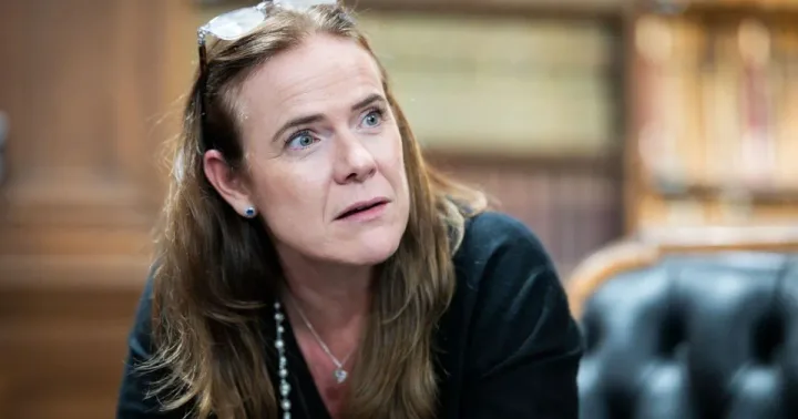 Christina Verchere discutând despre strategia de investiții a OMV Petrom.