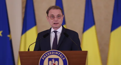 Luca Niculescu vorbește despre prioritățile guvernului la Palatul Cotroceni.