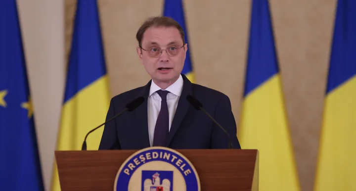 Luca Niculescu vorbește despre prioritățile guvernului la Palatul Cotroceni.