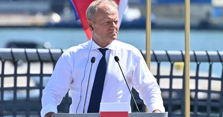 Donald Tusk discută despre relațiile polono-ucrainene și tensiunile recente.