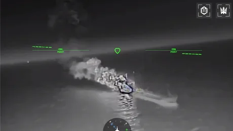Atac nocturn asupra petroliere rusești în Marea Azov.