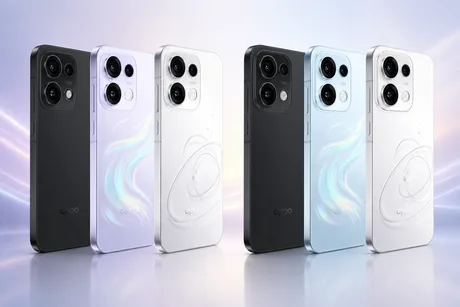 Oppo Reno 16 Pro în diverse culori, cu design modern și camere multiple.