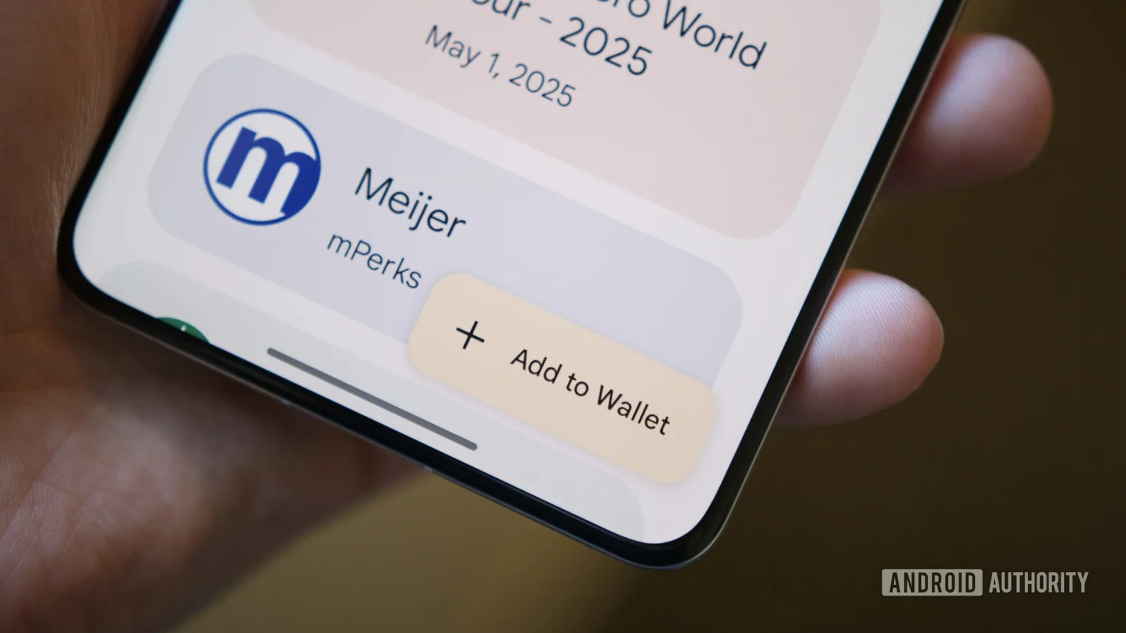 Interfața Google Wallet pe telefon, arătând opțiunea de adăugare a cardului.