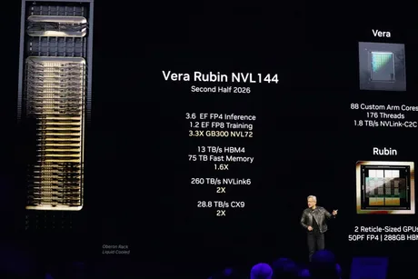 Prezentare a arhitecturii CPU-urilor Vera Rubin pentru infrastructura AI avansată.