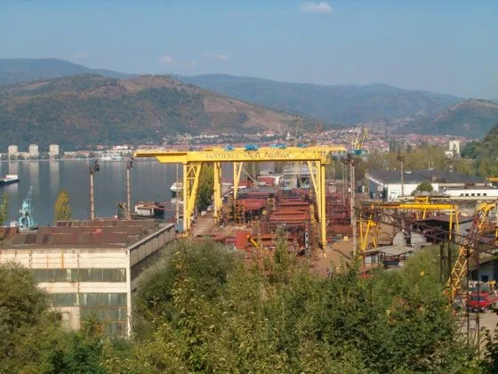 Șantierul Naval Orșova, loc de construcție pentru nave fluviale.