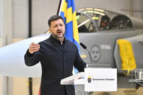 Zelenski vorbește despre negocieri în contextul războiului din Ucraina.