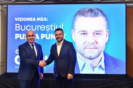 Ciprian Ciucu și Ilie Bolojan la o întâlnire politică importantă.