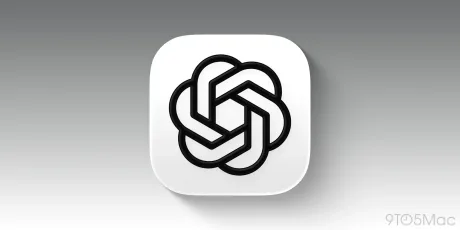 Logo OpenAI pe fundal alb, simbolizând inovația în AI.