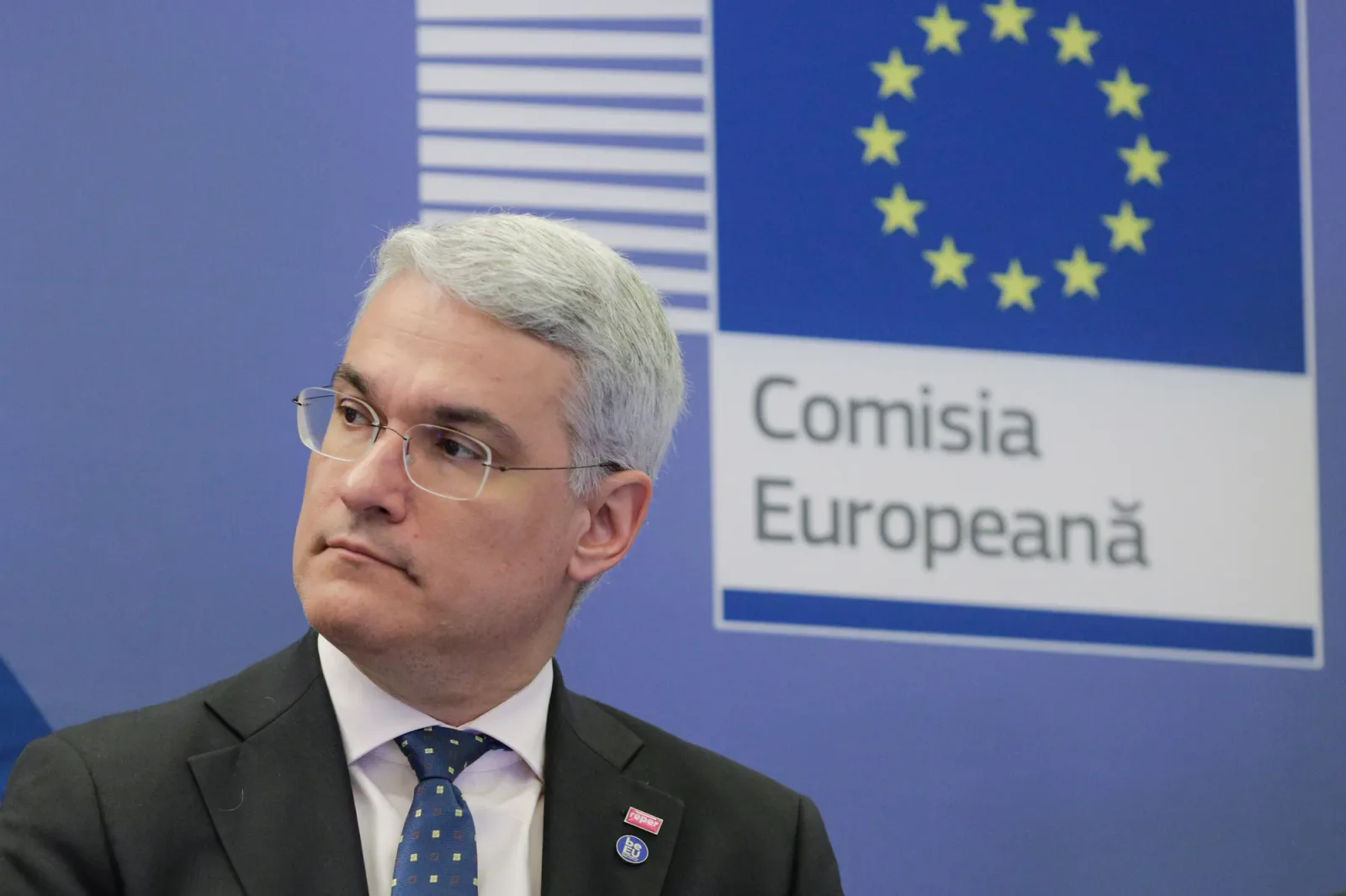 Ministrul Dragoș Pîslaru discutând despre PNRR la Comisia Europeană.