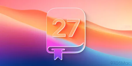 Logo iOS 27 pe un fundal colorat, simbolizând actualizările viitoare.
