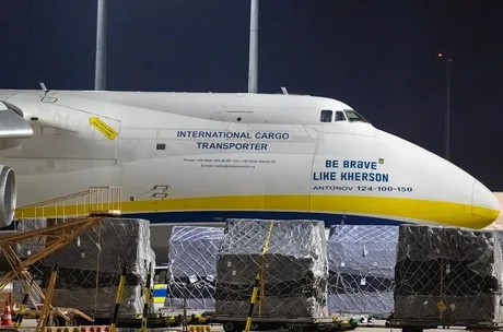 Avion cargo Antonov la aeroportul Leipzig-Halle, în contextul unei anchete de securitate.