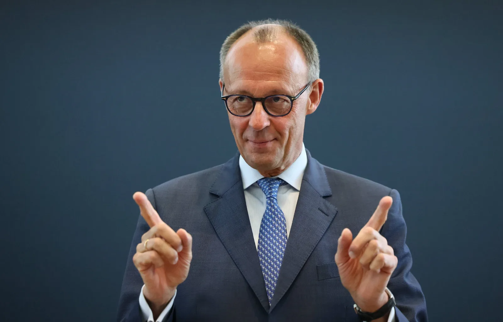 Friedrich Merz discutând despre comerțul dintre Germania și China.
