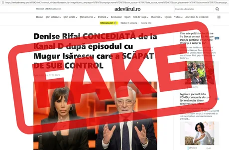 Avertizare despre utilizarea frauduloasă a imaginii lui Mugur Isărescu.