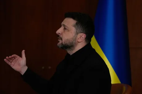 Zelenski discutând despre negocierile cu Rusia în contextul războiului din Ucraina.