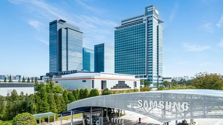 Clădiri moderne ale Samsung Electronics în Seul, Coreea de Sud.