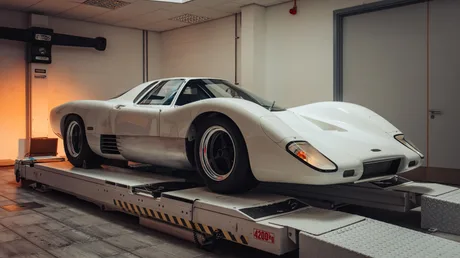 M6GT unic, construit conform desenelor originale ale lui Bruce McLaren.