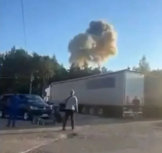 Explozie deasupra unui punct de control la granița ucraineană.