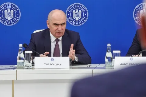 Ilie Bolojan discutând despre sprijinul parlamentar pentru Guvern.