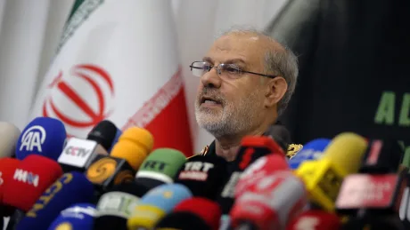 Reprezentant iranian discutând despre amenințările la adresa Germaniei.