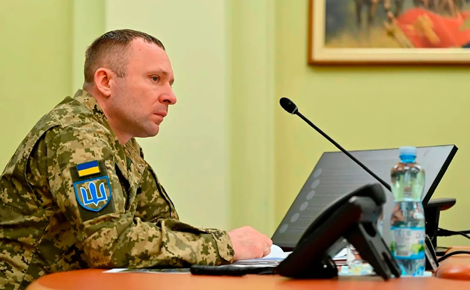 Mihailo Drapatîi discută strategii militare cu oficiali NATO în contextul conflictului cu Rusia.