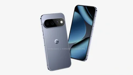 Design elegant al telefonului Pixel 11 Pro cu modul foto negru.
