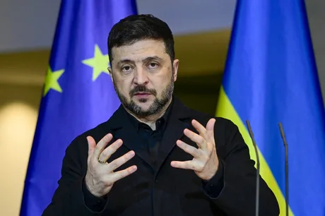Volodimir Zelenski discută despre apărarea aeriană comună în Europa.