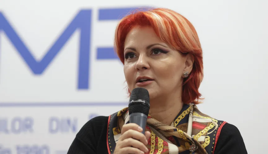 Lia Olguța Vasilescu discutând despre sporurile salariale în administrația locală.
