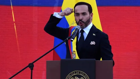 Abelardo De La Espriella vorbește despre securitate și economie în Columbia.
